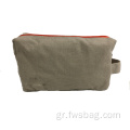 Mens Wash Bag Makeup Canvas Travel Cosmetic Bag